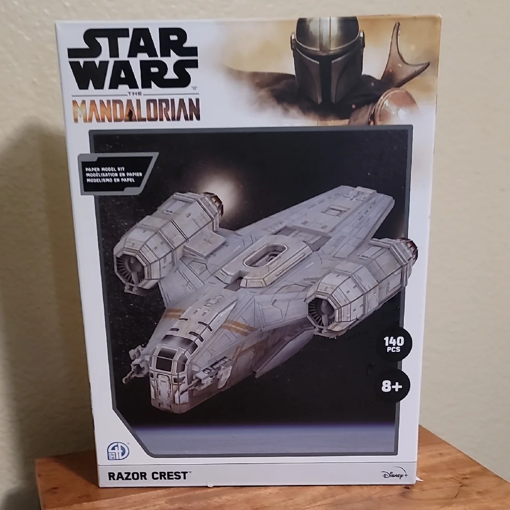 Mandalorian Razor Crest Model Kit - Gray By Disney